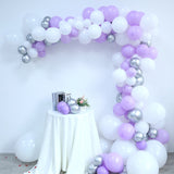 Msddl 100Pcs Pastel Balloon Garland Arch Kit Purple Balloons Birthday Wedding Bridal Baby Shower Anniversary Party Decoration Supplies