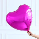 Msddl 24inch Heart love Balloons шарики Inflatable Foil Balloon for Wedding Valentine Day Decorations Helium Ballon I love you Globos