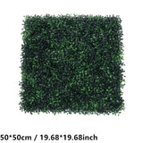 Msddl Artificial Plastic Plant Jungle Party Wedding Decoration Home Balcony Flower Wall Backdrop Decor Panel Custom Fake Lawn Grass Holly Carpet