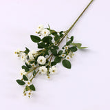 Msddl 75cm Single Multi-head Small Rose Artificial Flower Wedding Home Decoration Fake Flower Photography Props Valentine's Day Gift