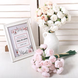 Msddl Elegant Artificial Flowers Romantic Wedding Scene Decoration Bridal Tea Bud Silk Bouquet Lily Home Party Flower Arrangement