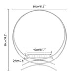 Msddl Wedding Arch Cake Stand Flower Holder Floral Hoop Party Decoration High Quality Round Arch for Home Application
