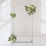 Msddl 2x1m Wedding Arch Metal Backdrop Frame Balloon Flower Stand For Wedding Birthday Party Garden Decoration