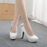 Msddl Big Size  ladies high heels women shoes woman pumps    Sweet shallow thick-heeled women's shoes