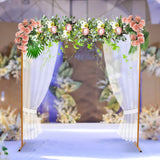 Msddl Hot Sale Wedding Arch Square Iron Balloon Frame Metal Wrought Flower Stand Rack Birthday Party Decoration Supplies