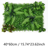 Msddl Artificial Plastic Plant Jungle Party Wedding Decoration Home Balcony Flower Wall Backdrop Decor Panel Custom Fake Lawn Grass Holly Carpet