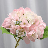 Msddl 5Pc Feel Moisturizing Hydrangea Artificial Flowers Wedding Table Bouquet Home Living Room Decoration Real Touch Flower Hydrangea