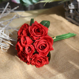 Msddl Wedding Bridal Bouquet Small Flowers Bridesmaid Accessories Bride's Bouquet Silk Roses Artificial Party Home Marriage Decoration