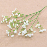 Msddl 1 Bunch 90 Heads Chic Mini Artificial Baby's Breath Flowers Fake Gypsophila DIY Floral Bouquets Arrangement Wedding Home Decor