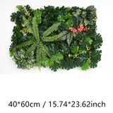 Msddl Artificial Plastic Plant Jungle Party Wedding Decoration Home Balcony Flower Wall Backdrop Decor Panel Custom Fake Lawn Grass Holly Carpet