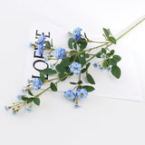 Msddl 75cm Single Multi-head Small Rose Artificial Flower Wedding Home Decoration Fake Flower Photography Props Valentine's Day Gift