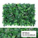 Msddl Artificial Plastic Plant Jungle Party Wedding Decoration Home Balcony Flower Wall Backdrop Decor Panel Custom Fake Lawn Grass Holly Carpet