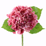 Msddl 3D Latex Artificial Flowers Hydrangea Hand Feel Moisturizing Big Hydrangea Flower Decoration Floral for Home Wedding Arrangement