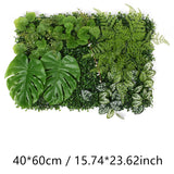 Msddl Artificial Plastic Plant Jungle Party Wedding Decoration Home Balcony Flower Wall Backdrop Decor Panel Custom Fake Lawn Grass Holly Carpet