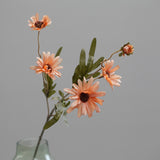 Msddl Silk Daisy&Dandelion Ball Gerbera Artificial Flowers Bouquet Fake Flores Home Party Mariage Decor Bride Holding DIY Accessories