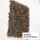 Msddl Artificial Plastic Plant Jungle Party Wedding Decoration Home Balcony Flower Wall Backdrop Decor Panel Custom Fake Lawn Grass Holly Carpet