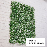 Msddl Artificial Plastic Plant Jungle Party Wedding Decoration Home Balcony Flower Wall Backdrop Decor Panel Custom Fake Lawn Grass Holly Carpet