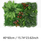 Msddl Artificial Plastic Plant Jungle Party Wedding Decoration Home Balcony Flower Wall Backdrop Decor Panel Custom Fake Lawn Grass Holly Carpet