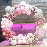 Msddl Rose Gold Pink Balloon Garland Arch Kit Happy Birthday Party Decoration Kids Baby Shower Latex Ballon Chain Wedding Birthday Baloon