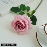 Msddl 2Pcs New Simulation Roses Branch Silk Rose Artificial Flowers Home Living Room Decoration Wedding Bouquets Bride Holding Flowers