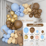 Msddl Apricot Coffee Brown Balloon Garland Arch Kit  Birthday Party Wedding Decoration Kids Latex Balloon Globos Baby Shower Decor