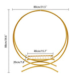 Msddl Wedding Arch Cake Stand Flower Holder Floral Hoop Party Decoration High Quality Round Arch for Home Application