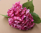 Msddl Feel Moist 3D Big Hydrangea Flower 196 Petals Hydrangea Real Touch Artificial Flowers Home Decoration Wedding Layout Bouquets