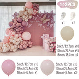 Msddl Rose Gold Pink Balloon Garland Arch Kit Happy Birthday Party Decoration Kids Baby Shower Latex Ballon Chain Wedding Birthday Baloon