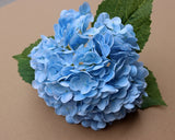 Msddl Feel Moist 3D Big Hydrangea Flower 196 Petals Hydrangea Real Touch Artificial Flowers Home Decoration Wedding Layout Bouquets