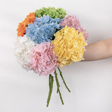 Msddl Latex Film Hydrangea Real Touch Artificial Flowers for Home Living Room Decoration Bridal Bouquet Wedding Flower Arrangement