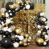 Msddl Black Gold Balloon Garland Arch Kit Birthday Party Wedding Decoration Kids Wedding Birthday Baby Shower Boy Latex Confetti Ballons