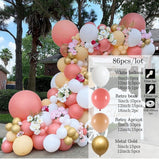 Msddl Apricot Coffee Brown Balloon Garland Arch Kit  Birthday Party Wedding Decoration Kids Latex Balloon Globos Baby Shower Decor