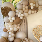 Msddl Coffee White Balloon Garland Arch Kit Wedding Birthday Party Decoration Kids Baloon Baby Shower Globos Latex Ballon Suppiles