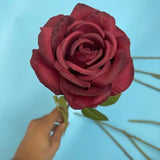 Msddl 10Pcs Artificial Autumn Rose Decor Flowers Silk Flower for Home Decoration Wedding Bouquet Party Table Flower Arrangement Roses