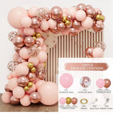 Msddl Macaron Balloon Garland Arch Kit Happy Birthday Party Decor Kids Baby Shower Latex Ballon Chain Wedding Decoration Party Supplies