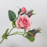 Msddl 10Pc Artificial Flowers 5Heads Rose Bouquets Silk Fake Rose Wedding Decor Bridal Bouquet Fake Flower Decoration Party Home Flore