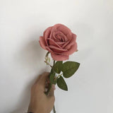 Msddl 10Pcs Artificial Autumn Rose Decor Flowers Silk Flower for Home Decoration Wedding Bouquet Party Table Flower Arrangement Roses