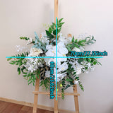 Msddl Orchid Artificial Arches Backdrop Wedding Hanging Corner Flowers Decor Wall Table Centerpiece Welcome Sign Arrange Floral Row