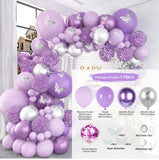 Msddl Butterfly Balloon Garland Arch Kit Birthday Party Wedding Decoration Kids Wedding Birthday Girl Decor Baby Shower Latex Baloon