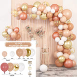 Msddl Ivory Pink Balloon Garland Arch Kit Birthday Party Wedding Decoration Kids Confetti Latex Balloons Baby Shower Decor Baloon