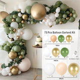 Msddl Macaron Green Balloon Garland Arch Kit  Jungle Animals Theme Birthday Party Decorations Kids Wedding Decoration Balloon Baby Shower Suppies