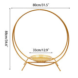 Msddl Wedding Arch Cake Stand Flower Holder Floral Hoop Party Decoration High Quality Round Arch for Home Application