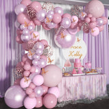 Msddl Butterfly Balloon Garland Arch Kit Birthday Party Wedding Decoration Kids Wedding Birthday Girl Decor Baby Shower Latex Baloon