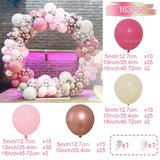 Msddl Rose Gold Pink Balloon Garland Arch Kit Happy Birthday Party Decoration Kids Baby Shower Latex Ballon Chain Wedding Birthday Baloon