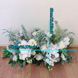 Msddl Orchid Artificial Arches Backdrop Wedding Hanging Corner Flowers Decor Wall Table Centerpiece Welcome Sign Arrange Floral Row