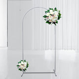 Msddl 2x1m Wedding Arch Metal Backdrop Frame Balloon Flower Stand For Wedding Birthday Party Garden Decoration