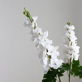 Msddl 2Pc 3D Real Touch Delphinium Artificial Flower Moisturizing Hyacinth Fake Flowers for Home Wedding Event Deco Flower Arrangement