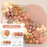 Msddl Ivory Pink Balloon Garland Arch Kit Birthday Party Wedding Decoration Kids Confetti Latex Balloons Baby Shower Decor Baloon