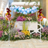 Msddl Square Metal Table Wedding Arch Garden Arbor for Garden, Indoor and Outdoor, Party Decoration, Easy Assembly