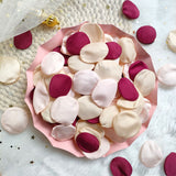 Msddl 100/200pcs 4cm Silk Rose Petals Artificial Flower Petal Valentines Day Room Decoration Wedding Anniversary Party Decor Petals